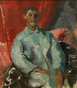 Rik Wouters Self-portrait with Black Bandage Spain oil painting artist